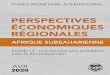 PERSPECTIVES ÉCONOMIQUES RÉGIONALES · Panorama des Perspectives économiques régionales pour l’Afrique subsaharienne d’avril 2020 • La maladie à coronavirus 2019 (COVID-19)