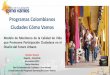 Programas Colombianos Ciudades Cómo Vamos€¦ · Origen y Contexto de los Programas Cómo Vamos • Constitución Nacional de 1991: – Voto Programático. – Rendición de Cuentas