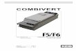 COMBIVERT - dvd.keb.de · COMBIVERT Mat.No. Rev. 00F50SB-KP02 2I E MANUAL DE COMBIVERT F5/F6 Unidad de Potencia INSTRUCCIONES Tamaño P 200…900 kW