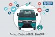 Porter Katalog 2016 - Piaggio Ape€¦ · ein LKW für vielseitigen Einsatz im Waren- oder Personentransport (mit 4 Sitzen). (Abgebildet: Extra-Version) PORTER KASTEN mit großer