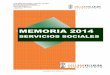 Memoria general Servicios Sociales 2014 definitivISIMA€¦ · Concejalía de Familia y Asuntos Sociales Área de Servicios Sociales Servicios Sociales de Atención Social Primaria
