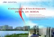 Colonnes Electriques 200A et 400A - SEIFELseifel.eu/iso_album/colonnes_electriques_-_avril_2015.pdf• Sabots de serrage rétractables facilitant le main%en du conducteur dans connecteur