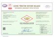 TS EN ISO 14001-2015 ÇEVRE YÖNETİM - Poelsan · qevre yönetim sistemi ts en iso/iec 17021-1 ab-0002.ys yÖnetim sistemi belgesi environmental management system certificate partner
