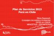Plan de Servicios 2013 Perú en Chile - SIICEX · 2012 Líneas de Servicios con Potencial de Negocios del Perú en Chile Líneas de servicios con posibilidades de negocios Perú puede