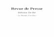 Revue de Presseheloise-de-re.fr/wp-content/uploads/2016/11/... · Revue de Presse Héloïse De Ré - Le Monde d’en Bas - Le Républicain Lorrain, 01 novembre 2016 ... 26 octobre