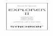 Manual de Operação EXPLORER II · para os mais experientes como para os iniciantes, o estudo de outras obras citadas na bibliografia no final deste manual. O AY-3-8912 é um gerador