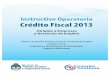 Instructivo carga de cursos 2013-1 - Argentina.gob.ar · ! 4!!!!!CréditoFiscal2013 !