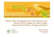 Roots, Tuber and Bananas for Food Security and ... - CGIAR Hareau RTB.pdf · Global LAC SSA Asia/P CGIAR Male Female Crops and research options Mean score Mean score Mean score Mean