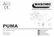 Spare Parts PUMA 2 2016-04 - Maschio · 2017-04-21 · La mercandería viaja bajo riesgo y peligro del comprador, incluso ... 6 F01220070 DADO M16X1,5 D980 10ZN NUT M16X1,5 D980 8ZN