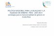 Presentación de PowerPointEQUIDAD DE GÉNERO –PIEG- 2007-2017: estrategia para la transversalidad de género en Costa Rica Alejandra Mora Mora Ministra de la Condición de Mujer,