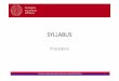 SYLLABUS - Università degli studi di Padova€¦ · syllabus va obbligatoriamente compilato in italiano nei box Italiano, e obbligatoriamente in inglese nei box Inglese. Facoltativamente