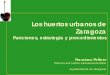 Los huertos urbanos de Zaragoza - unizar.es · Los huertos urbanos: un elemento del Programa Malla Azul y Verde de Zaragoza . Los huertos urbanos forman parte del programa Malla Verde