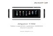 Aligator T702Ebook: PDF, TXT, etc Webkamera ANO, VGA snímač Senzor náklonu/ otočení ANO Automatické otáčení obrazovky ANO Připojení k internetu Wi-Fi, 802.11 B/G/N Baterie