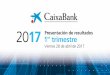 Importante€¦ · CaixaBank advierte que esta presentación puede contener información sobre previsiones y estimaciones sobre negocios y rentabilidades futuras. Particularmente,