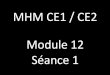 MHM CE1 / CE2 Module 12 Séance 1ekladata.com/LRQEUzYwqFpqcFywBLHCLqVXF4E.pdf · 2019-07-17 · Module 12 Séance 5 . Activités ritualisées Jeu du furet de 10 en 10 CE1 CE2 Compter