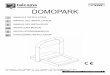 V. 10.2009 DOMOPARK - EasyGates Manuals · PANELSOLAR Panelsolardealtaeficiencia,conlafunciónde recargarlabatería CENTRAL ELECTRÓNICA CON RADIORRECEPTOR INCORPORADO Central de