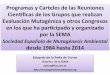 ProgramasyCartelesdelasReuniones ... · MRCIA 98 IX Reunión Científica de la SEMA MURCIA 1-3 de julio de 1998 Organizan: Dra. Isabel Burguete Toral. Universidad de Murcia Dr. Eduardo