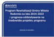 Program Rewitalizacji Gminy Miasta Radomia na lata 2014-2023 i … · 2017-12-08 · tworzenie przestrzeni wspólnych, miejsc do ... (poprawa nawierzchni ulic, chodników, tworzenie