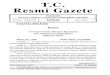T.C. Resmi Gazete · 2018-05-22 · T.C. Resmi Gazete Başbakanlık Mevzuatı Geliştirme ve Yayın Genel Müdürlüğünce Yayımlanır Kuruluşu : 7 Ekim 1920 30 Ekim 1995 PAZARTESİ