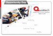 Opportunity Day · AGENDA. 3 Company Overview (ภาพรวมบริษทัฯ) Opportunity day March 15, 2018 Section 1. 4 Qualitech Public Company Limited ดาเนินธุรกิจด้านวิศวกรรมความปลอดภยั