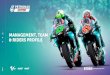 2020PSRT - Management, Team & Riders Profile · Wilco Zeelenberg 4 Team Manager 2020 © PETRONAS SEPANG RACING TEAM Wilco Zeelenberg (Bleiswijk, The Netherlands – 1966) ﬁrst threw
