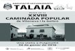 AGRUPACIÓ EXCURSIONISTA TALAIAbiblioteca.cec.cat/documents/AE_Talaia/Hemeroteca/CPV... · 2017-03-10 · AGRUPACIÓ EXCURSIONISTA. A.E. Talaia CPV20160124_028. XXVIII CAMINADA POPULAR