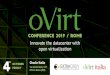 #oVirtConf - resources.ovirt.org oVirt Training.pdf · oVirt CONFERENCE 2019 / ROME Innovate the datacenter with open virtualization OCTOBER FRIDAY oVirt italia Oracle Italia Via