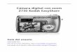 Cámara digital con zoom Z730 Kodak EasyShare · Funciones de la cámara ES Vista posterior/inferior 1 Pantalla de la cámara (LCD) 11 Seguro del sintonizador de modo 2 3 Sintonizador