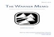TTHHEE WWAARRNNEERR MMwarnermemorial.org/uploads/March2016OnlineMEMO.pdf · Please consider donating flowers this year. The flowers will beautify our sanctuary on Easter and then