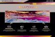 4K UHD 4K UHD 4K UHD - Cemevisa€¦ · Los televisores 4K UHD ahora son compatibles con Apple por primera vez. Con la integración de AirPlay 2, comparta contenido de sus dispositivos