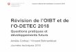 Révision de l’OIBT et de l’O-DETEC 2018 · Révision de l’OIBT et de l’O -DETEC 2018 25 Journées techniques 2018 Amélie Corbaz / Vincent Bohnenblust FAQ Contrôle de réception