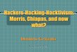 Hackers-Hacking-Hacktivism: Morris, Chiapas, and now what? · Hackers - Hacking - Hacktivism Από τον Morris στους Chiapas. Και τώρα…; Δημήτρης Γκρίτζαλης