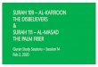 SURAH 109 AL-KAFIROON THE DISBELIEVERS SURAH 111 AL-MASAD ...€¦ · 02/02/2020  · SURAH 111 –AL-MASAD THE PALM FIBER Quran Study Sessions –Session 14 Feb 2, 2020. Overview