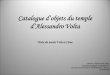 Catalogue d’objets du templeaar29.free.fr/file/documents aar/volta.pdfCatalogue d’objets du temple d’Alessandro Volta Visite du musée Volta à Côme. Collection: temple de Côme