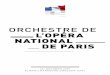 Orchestre de l’Opéra natiOnal de paris · Orchestre de l’Opéra natiOnal de paris nina stemme SOpran Dirigent philippe JOrdan Richard Wagner (1813–1883) Vorspiel und liebestod