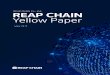  · 2020-07-15 · 2 REAP CHAIN Yellow paper REAP CHAIN Co., Ltd. REAP CHAIN의 기본 설계 방향 이중 체인 구조 및 미들웨어 Double Chain and Middleware 초고속처리