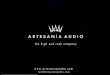 Artesania Audio Completo · 2019-08-06 ·  i n f o @ a rtesan i aaudi o . c o m  i n f o @ a rtesan i aaudi o . c o m  i n f o @ a rtesan i 