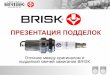 Prezentace BRISK Tбbor a.s. · 2017-07-03 · ПРЕЗЕНТАЦИЯ ... Боковой электрод (у двух или трех электродных свечей) у подделки