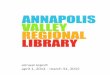 Annapolis Valley Regional Library...annual report april 1, 2014 - march 31, 2015 OuS "The Annapolis Valley Regional Library provides access to the worldofeducational, recreattonalandinformation