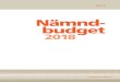 Nämnd- budget - Kungsbacka · 2019-02-22 · 11 Ekonomi med kommentarer ... skolor och boenden. Nämnden levererar dessutom tjänster utifrån flera samordningsperspektiv och ansvarar