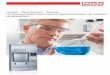 Lavado · Desinfección · Secado Un enfoque sistemático para ... · Un enfoque sistemático para el reprocesamiento de material de laboratorio Lavadoras desinfectadoras G 7825–PG