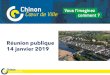 Réunion publique 14 janvier 2019 · Les ambitions pour la démarche 6 è Des ambitions pour le Cœur de ville et ses habitants : un quartier agréable et dynamique, où l’on a