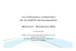 Les indicateurs composites de la communautaire Richibucto (NB) · Les indicateurs composites de la vitalité communautaire Moncton ‐Richibucto (NB) Le 16 juin 2017 William Floch,