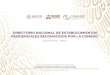 DIRECTORIO NAcIONAL DE ESTABLECIMIENTOS RESIDENCIALES RECONOCIDOS POR LA … · 2020-06-04 · Centro de Recuperación y Rehabilitación de Alcoholismo y Drogadicción Zona Uno A.C