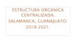 ESTRUCTURA ORGANICA CENTRALIZADA. SALAMANCA, …salamanca.gob.mx/Transparencia/InfoPublica/2Organigrama/pdf/org… · MARTÍN RODRIGUEZ AYALA. DIRECTOR GENERAL DE MOVILIDAD. I. DIRECCIÓN