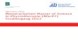 Abstracts 2015 Masterarbeiten Master of Science in ... · PDF file Influence of hip-abductor fatigue on sagittal plane ankle kinematics and lower limb muscle activity during a single-leg