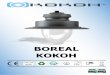 BOREAL KOKOH · La tecnología desarrollada por KOKOH permite fabricar luminarias de cualquier potencia con una variación de un vatio en un vatio, de acuerdo a las necesidades del