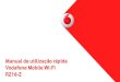 Manual de utilização rápida Vodafone Mobile Wi-Fi R216-Zdownload.ztedevice.com/UpLoadFiles/product/568/... · Barra de navegação: Seleção de uma área dentro de cada vista