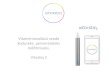 Vitamiinianalüüsi seade koduseks, personaalseks ...€¦ · Vitastiq 2 on seade-pliiats, mis töötab koos tasuta mobiilirakendusega, näidates Teie üldist vitamiinide ja mineraalide