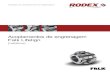Índice - rodex.com.br · 2 (451-110-P) Índice DESCRIÇÃO PÁGINA Guia de aplicação de acoplamentos de engrenagem Falk Lifelign 